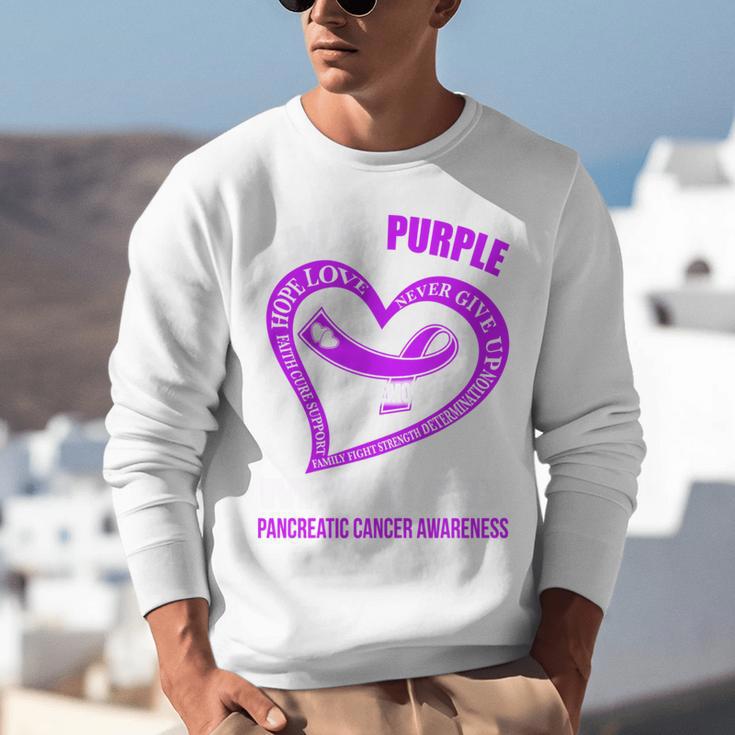 In My Memory Of My Dad PANCREATIC CANCER AWARENESS Unisex Sweatshirt