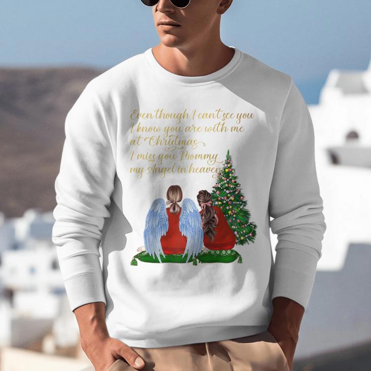 My Mom My Angel In Loving Memory Of My Mom Mommy's Girl Raglan Baseball Tee Unisex Sweatshirt