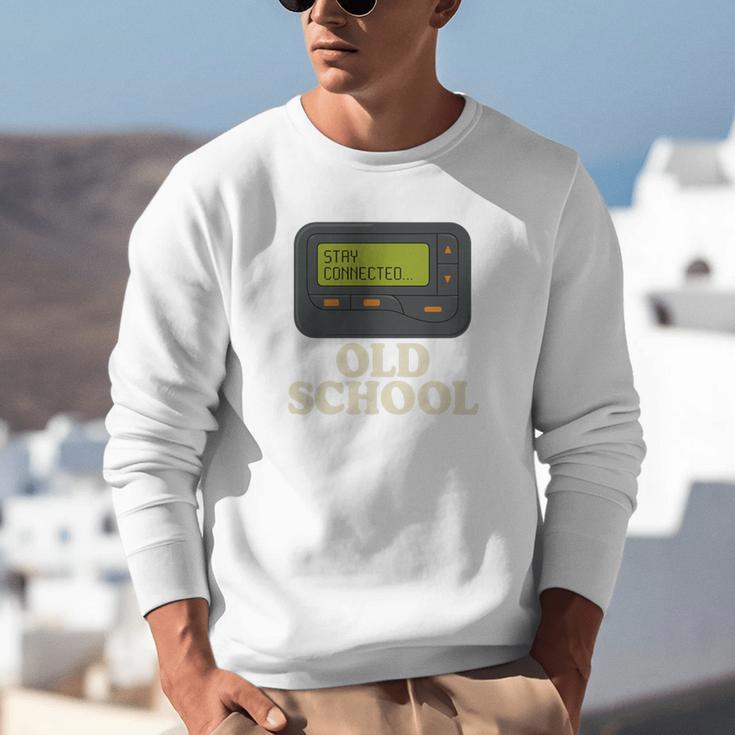 Old School 90s Pager Retro Nostalgia Vintage Tech Gen Unisex Sweatshirt Old School 90s Pager Retro Nostalgia Vintage Tech Gen Unisex Sweatshirt
