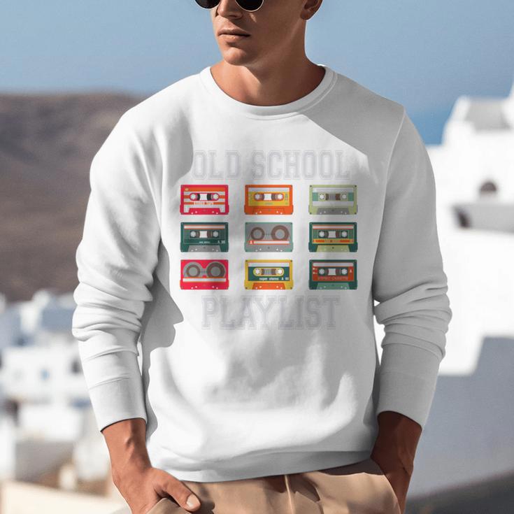 Old School Playlist Nostalgia Vibes Cassette Unisex Sweatshirt Old School Playlist Nostalgia Vibes Cassette Unisex Sweatshirt