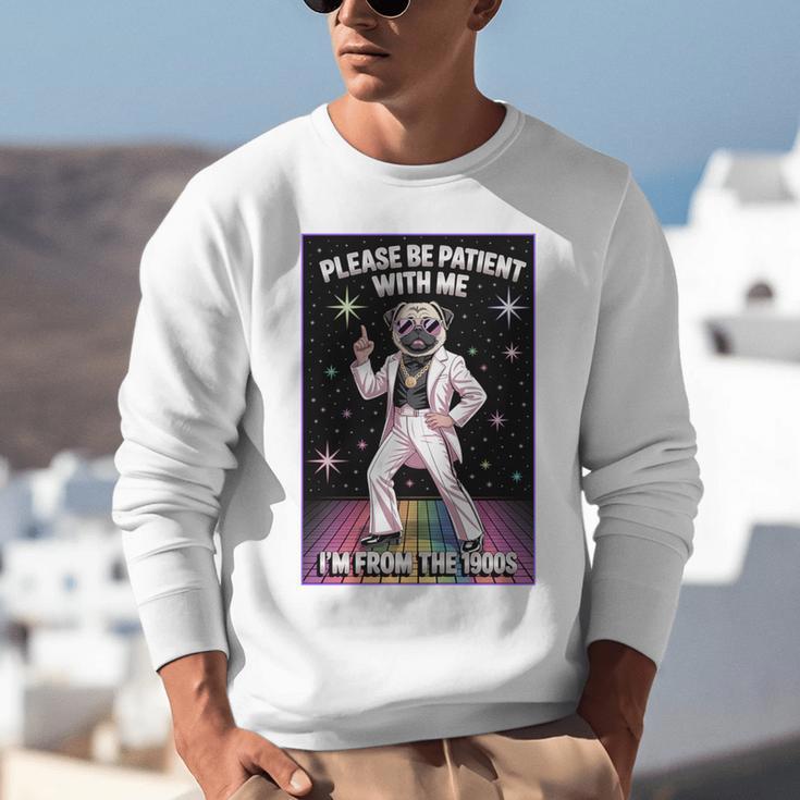 Be Patient With Me I'm From The 1900s Birthday Premium Tri-Blend Unisex Sweatshirt