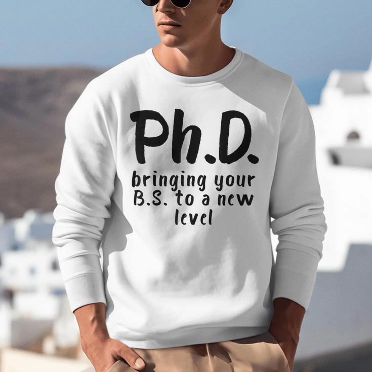 Phd Shirt Bs Doctorate Graduation Doctoral Unisex Sweatshirt