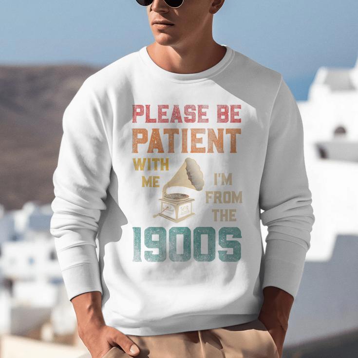 Please Be Patient With Me I'm From The 1900s Cool Gramophone Premium Unisex Sweatshirt Please Be Patient With Me I'm From The 1900s Cool Gramophone Premium Unisex Sweatshirt