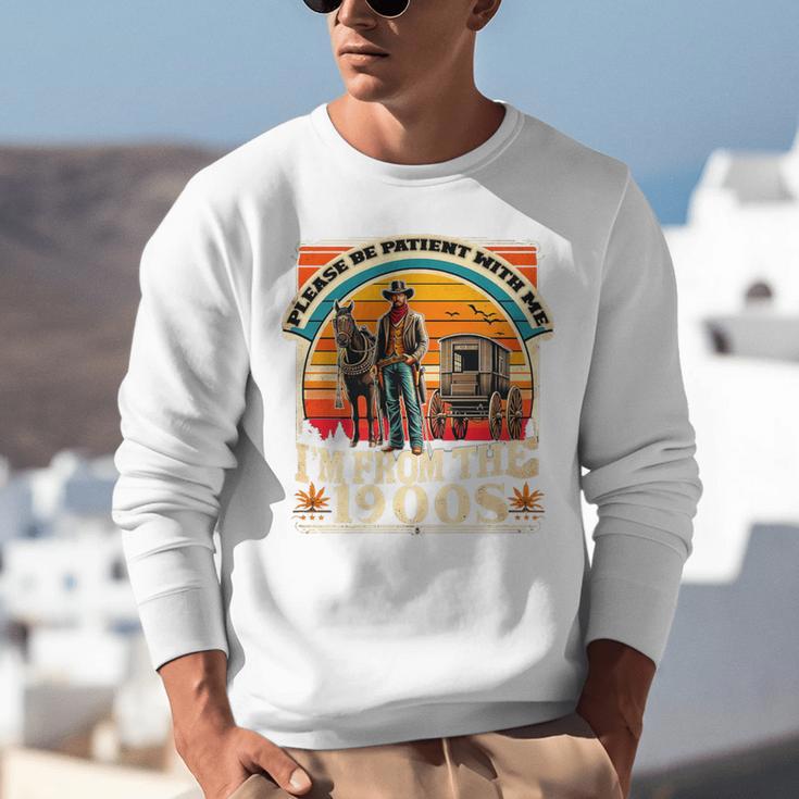 Please Be Patient With Me I'm From The 1900s Cowboy Premium Unisex Sweatshirt Please Be Patient With Me I'm From The 1900s Cowboy Premium Unisex Sweatshirt