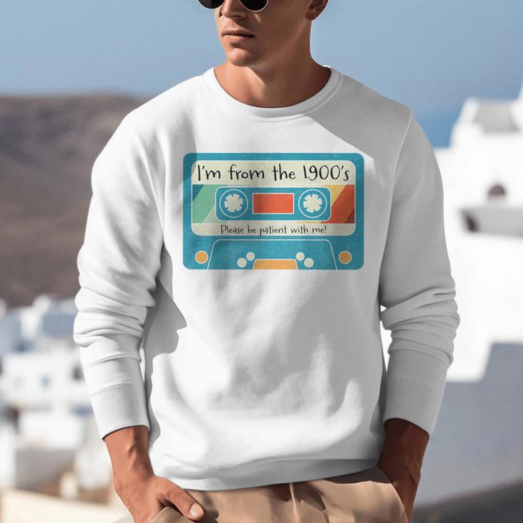 Please Be Patient With Me I'm From The 1900s Dad Premium Unisex Sweatshirt