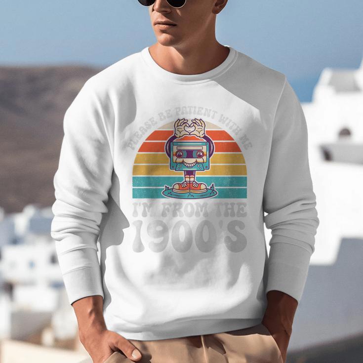 Please Be Patient With Me I'm From The 1900s Kawaii Premium Tri-Blend Unisex Sweatshirt