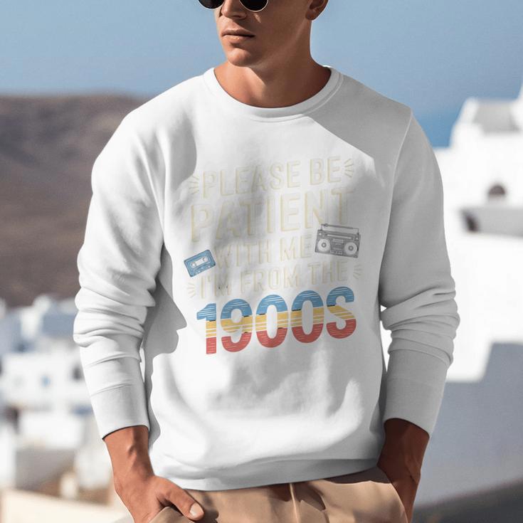 Please Be Patient With Me I'm From The 1900s Retro Tee Premium Unisex Sweatshirt