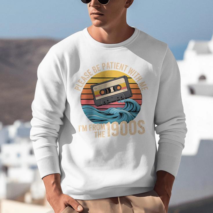 Please Be Patient With Me I'm From The 1900s Vintage Humor Premium Tri-Blend Unisex Sweatshirt