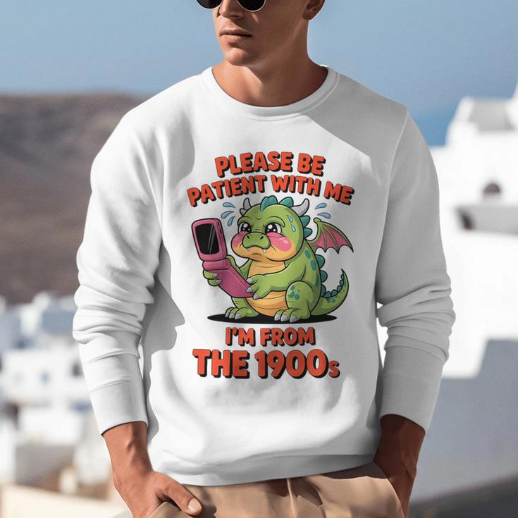Please Be Patient I'm From The 1900s Vintage Men Women Premium Tri-Blend Unisex Sweatshirt Please Be Patient I'm From The 1900s Vintage Men Women Premium Tri-Blend Unisex Sweatshirt