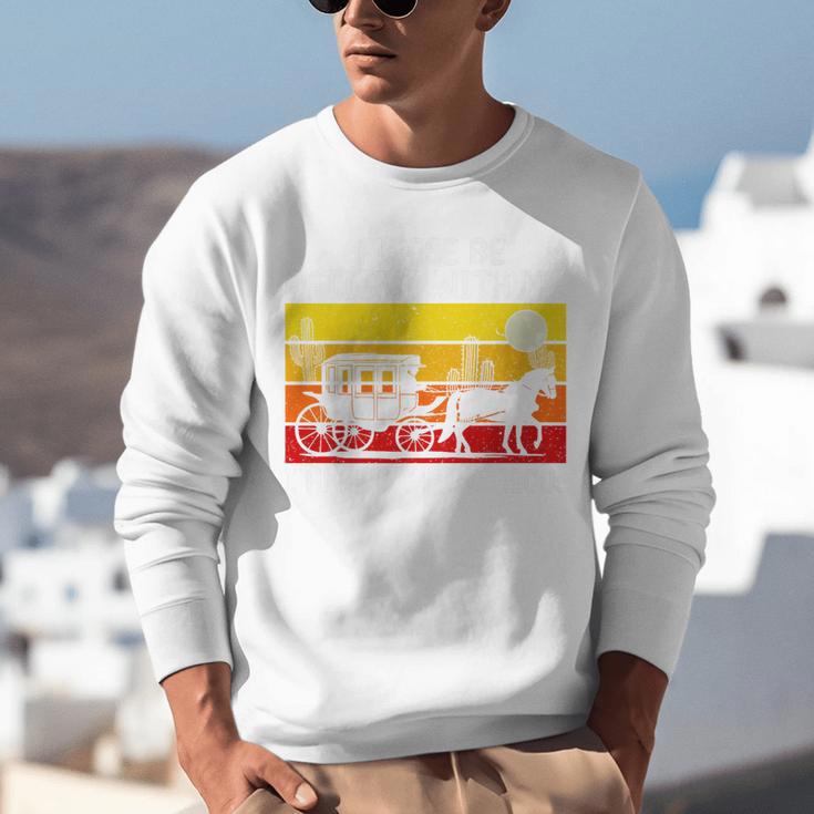 Please Be Patient With Me I'm From The 1900s Vintage Sun Set Premium Unisex Sweatshirt