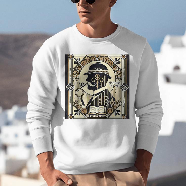 Poirot Mystery Books Vintage Detective Premium Tri-Blend Unisex Sweatshirt Poirot Mystery Books Vintage Detective Premium Tri-Blend Unisex Sweatshirt