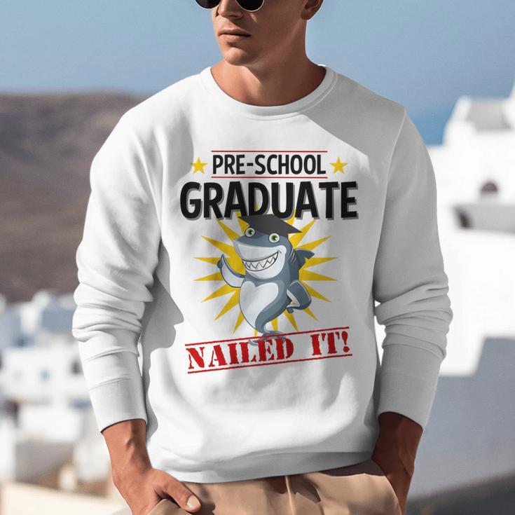 Pre K Nailed It Shirt 2019 Shark Graduation TShirt Unisex Sweatshirt