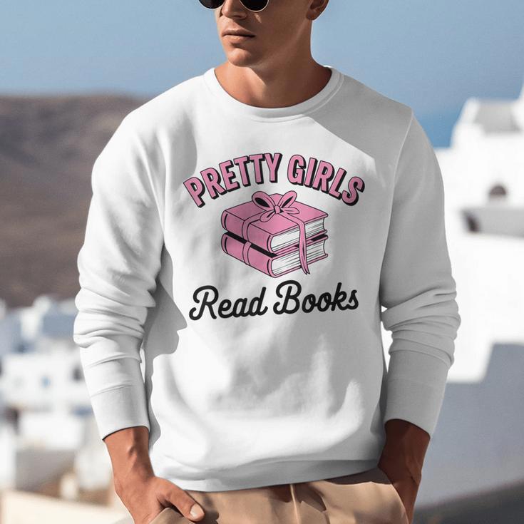 Pretty Girls Read Books Bookworm Book Lover Teacher Unisex Sweatshirt Pretty Girls Read Books Bookworm Book Lover Teacher Unisex Sweatshirt