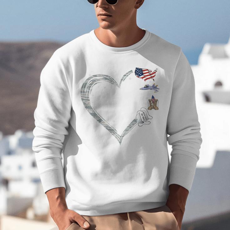Proud Air Force Grandma Air Force Graduation Grandma USAF Unisex Sweatshirt