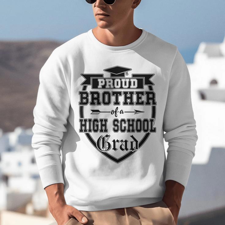 Proud Brother Of a High School Grad Senior Graduation Shirt Unisex Sweatshirt