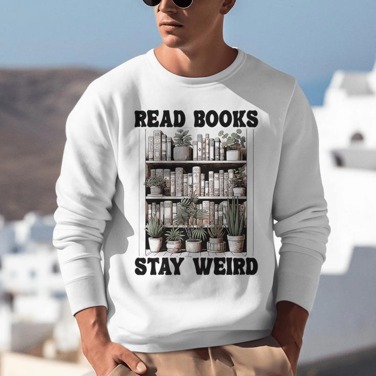 Read Books Stay Weird Book Lover Joke Introvert Reading Premium Unisex Sweatshirt Read Books Stay Weird Book Lover Joke Introvert Reading Premium Unisex Sweatshirt