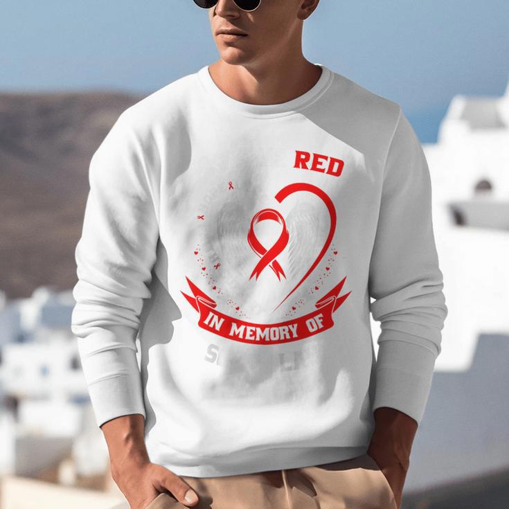 Red In Memory Of My Son In Law Heart Disease Awareness Month Raglan Baseball Tee Unisex Sweatshirt Red In Memory Of My Son In Law Heart Disease Awareness Month Raglan Baseball Tee Unisex Sweatshirt
