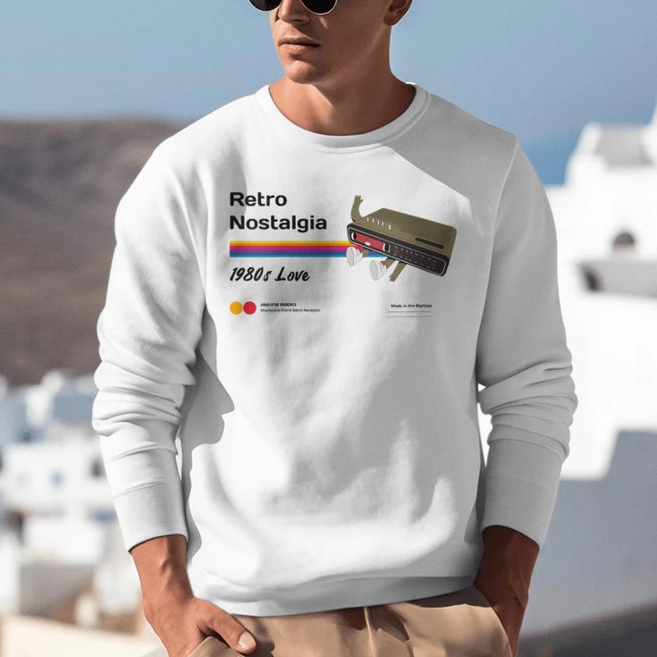 Retro Nostalgia 1980s Love Graphic Unisex Sweatshirt