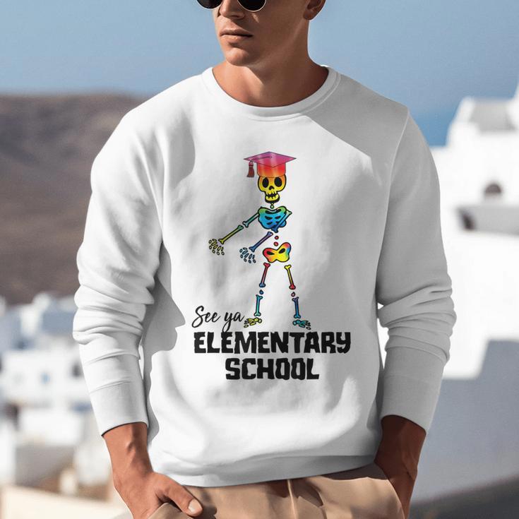 See Ya Elementary School Shirt Tie Dye Graduation Tee Unisex Sweatshirt