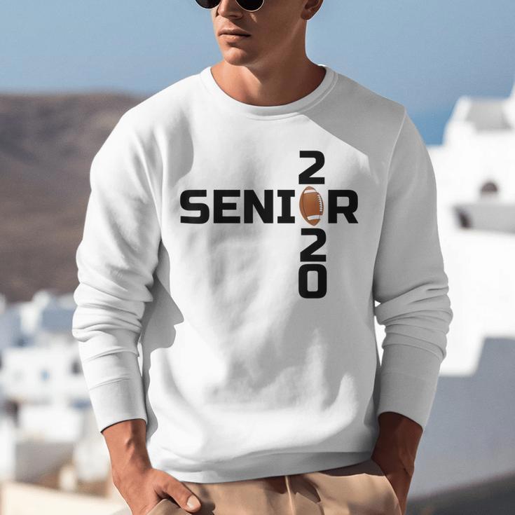 Senior 2020 Football Graduation Shirt Unisex Sweatshirt