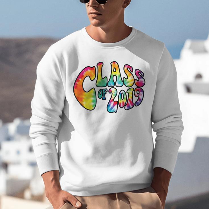 Senior Class Of 2019 Boho Tie Dye Graduation Unisex Sweatshirt