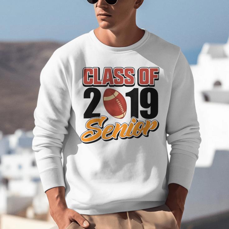 Senior Class Of 2019 Tshirt Graduation Students Football Unisex Sweatshirt