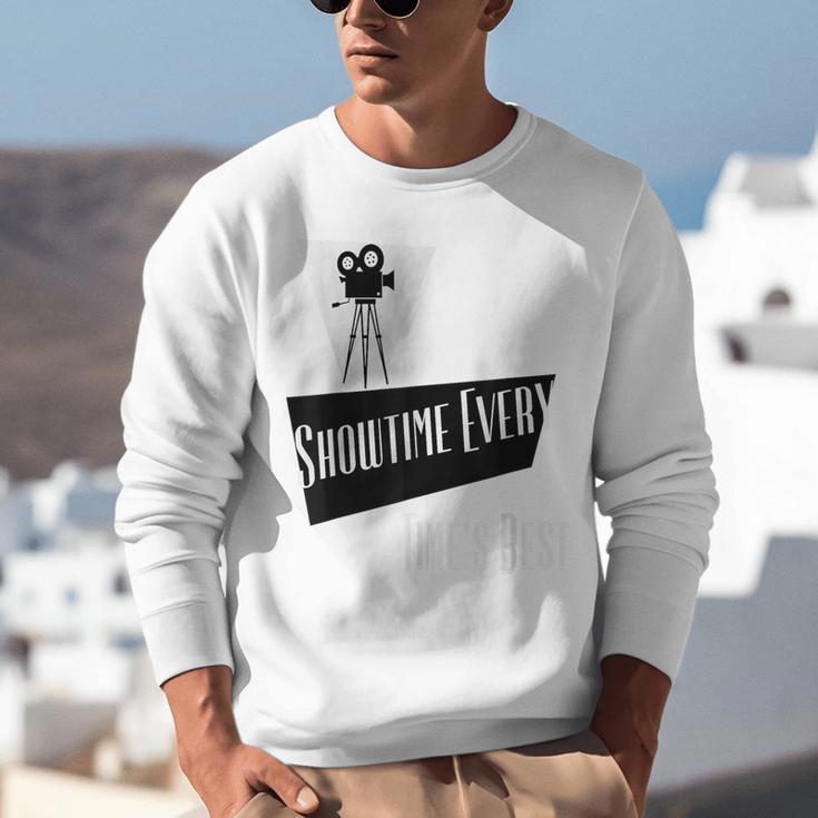 Showtime Every Moment Cinema Nostalgia Film Buff Humor Unisex Sweatshirt