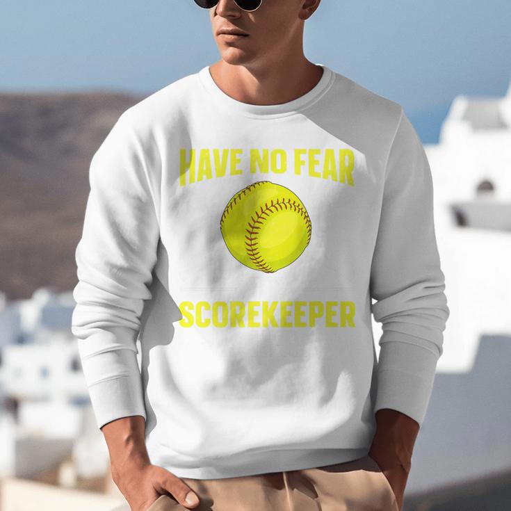 Softball Scorekeeper For a Score Book Keeper Premium Tri-Blend Unisex Sweatshirt
