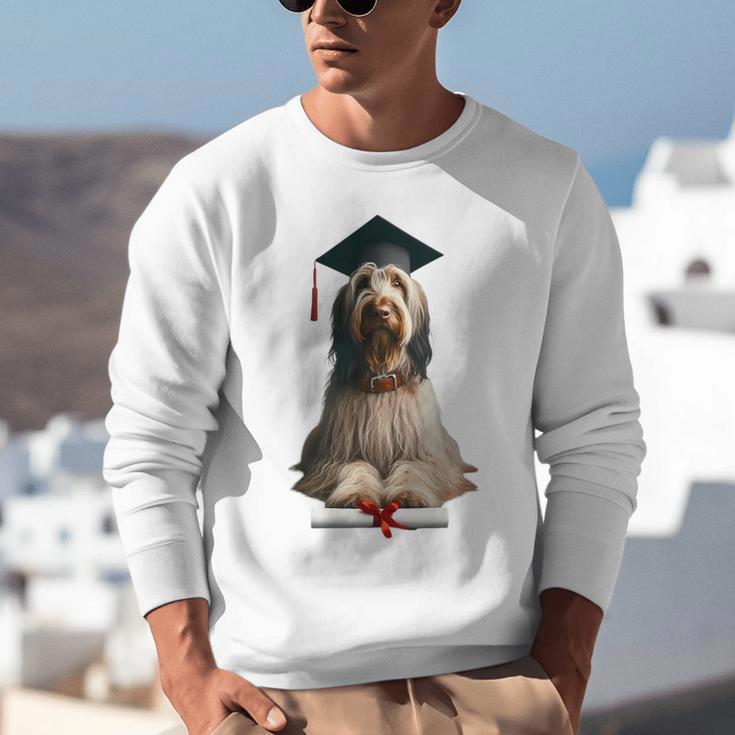 Spinone Italiano Dog Graduation Cap School Graduate Owner Men Women Kids Unisex Sweatshirt