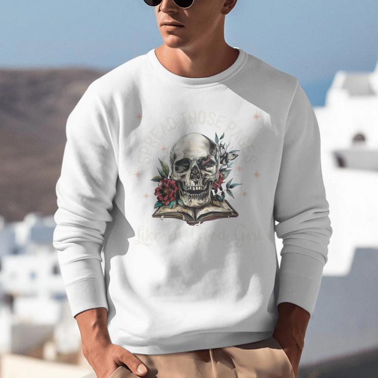 Spread Those Pages Like A Good Girl Dark Romance Smutt Books Unisex Sweatshirt Spread Those Pages Like A Good Girl Dark Romance Smutt Books Unisex Sweatshirt