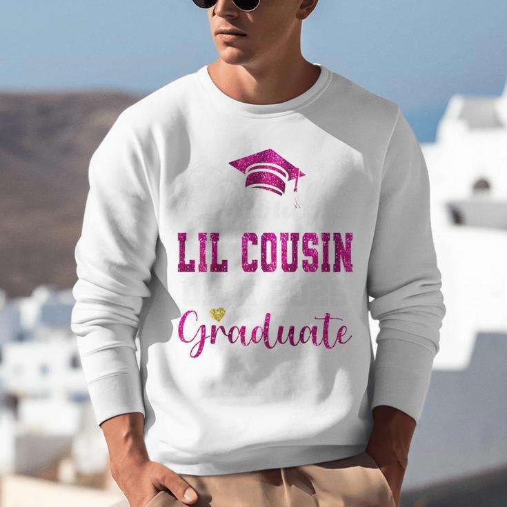 Super Proud Little Cousin Of 2025 Graduate Graduation Family Premium Tri-Blend Unisex Sweatshirt