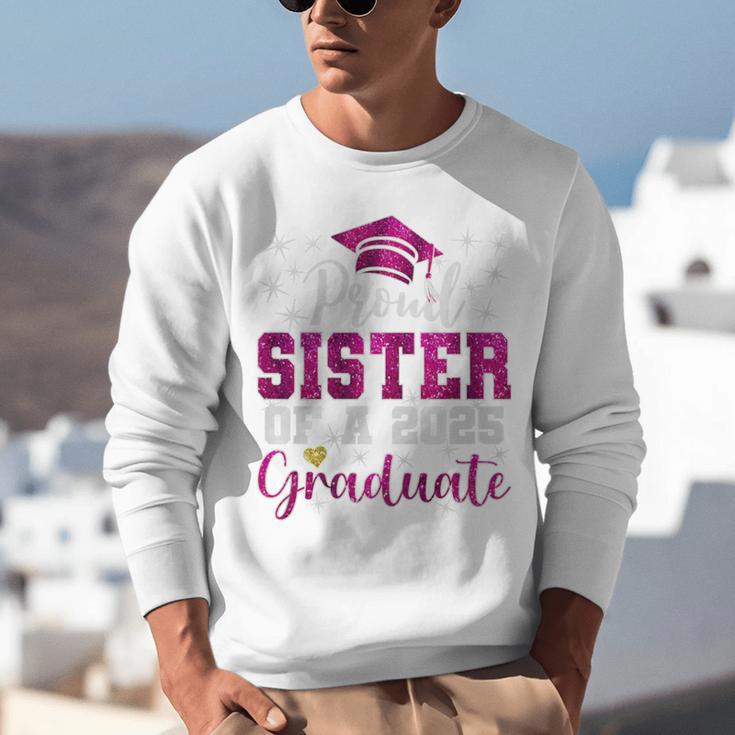 Super Proud Sister Of 2025 Graduate Senior Graduation Family Premium Tri-Blend Unisex Sweatshirt