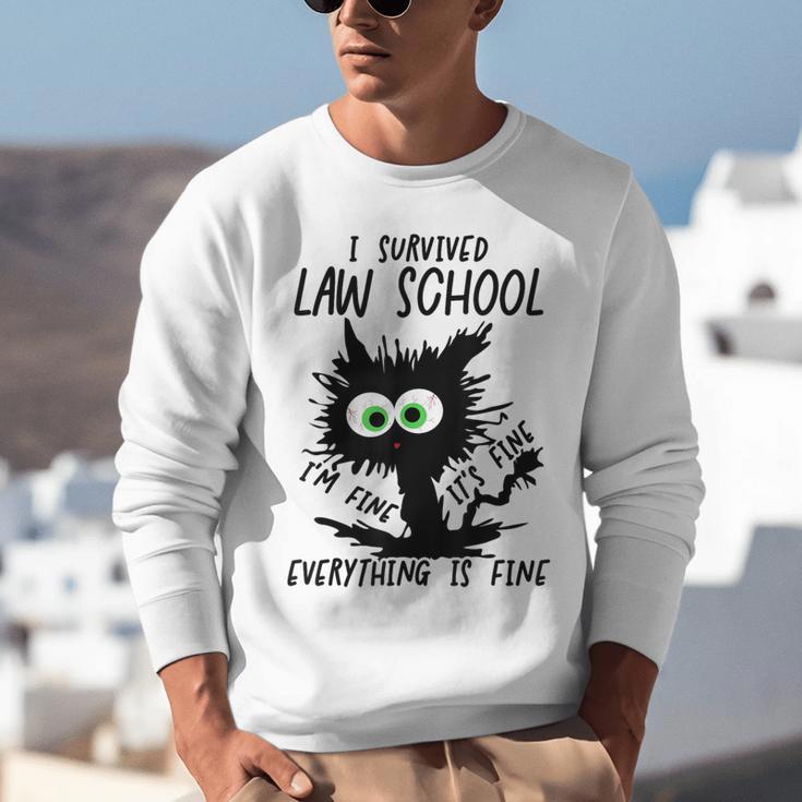 I Survived Law School Graduation 2025 2026 Unisex Sweatshirt