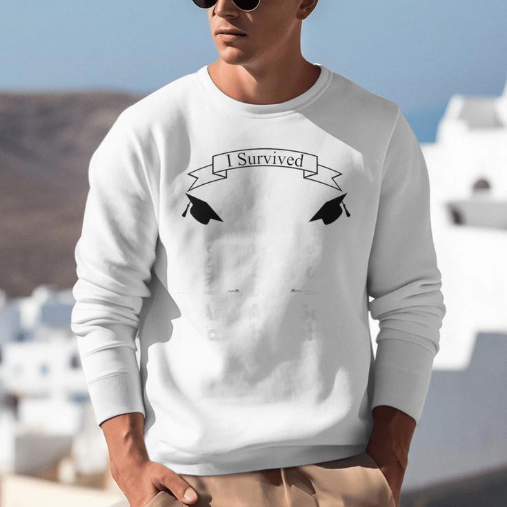 I Survived My Son's High School Graduation Shirt Graduate Unisex Sweatshirt