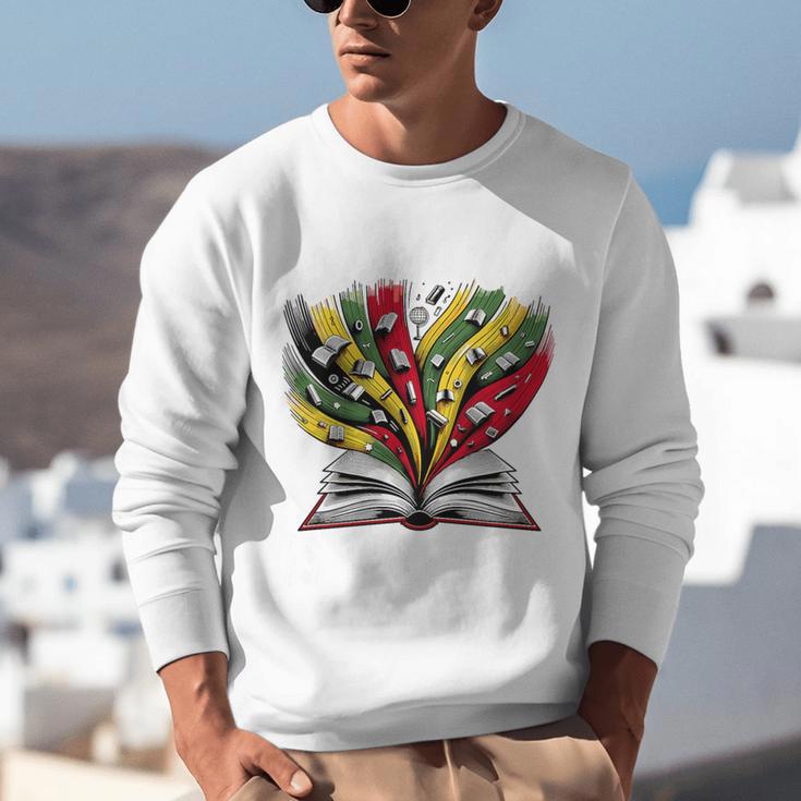 History Education Is Freedom Books Black History Premium Tri-Blend Unisex Sweatshirt History Education Is Freedom Books Black History Premium Tri-Blend Unisex Sweatshirt