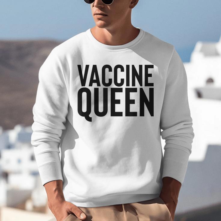 Vaccine Queen Nursing Graduation Shirt Unisex Sweatshirt