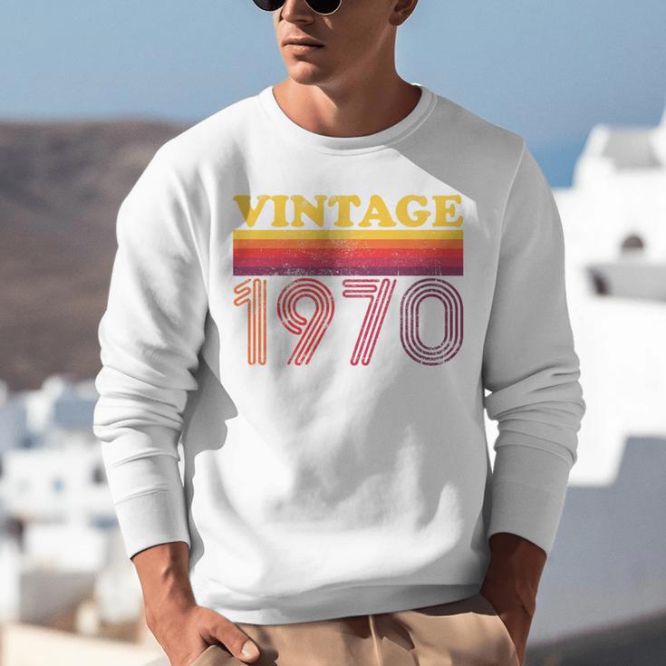 Vintage 1970 Retro Style 70's Born Nostalgia Vibes Birthday Premium Tri-Blend Unisex Sweatshirt Vintage 1970 Retro Style 70's Born Nostalgia Vibes Birthday Premium Tri-Blend Unisex Sweatshirt