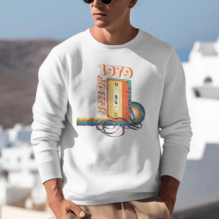 Vintage Best Of 1979 41st Birthday Graduation Cassette Tape Unisex Sweatshirt
