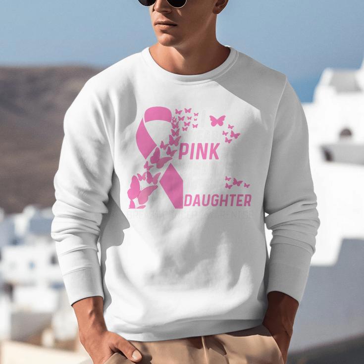 I Wear Pink In Memory Of My Daughter Breast Cancer Awareness Premium Unisex Sweatshirt I Wear Pink In Memory Of My Daughter Breast Cancer Awareness Premium Unisex Sweatshirt