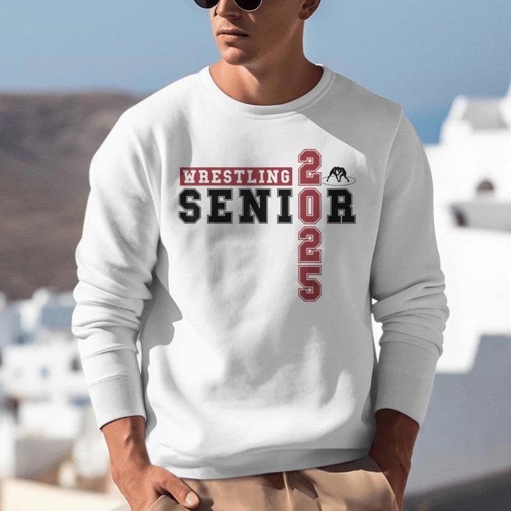 Wrestling Senior Night Wrestling Senior 2025 Graduation 70 Unisex Sweatshirt
