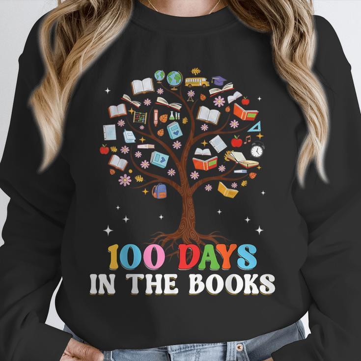 100 Days Of School 100th Day In The Books Reading Teacher Unisex Sweatshirt 100 Days Of School 100th Day In The Books Reading Teacher Unisex Sweatshirt