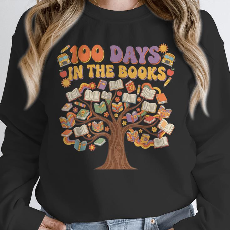 100 Days Of School 100 Days In The Books Librarian Read Unisex Sweatshirt