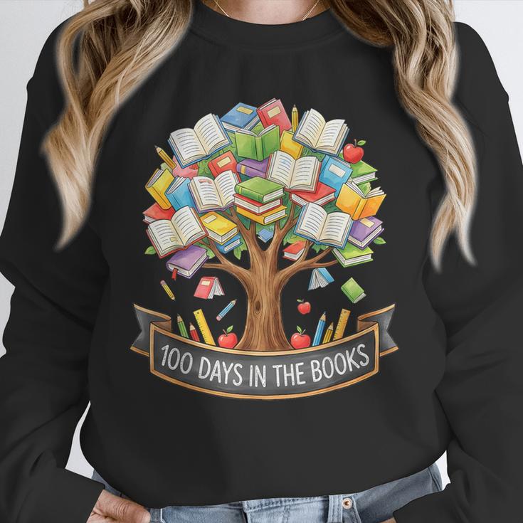 100 Days Of School In The Books Librarian Reading Teacher Unisex Sweatshirt