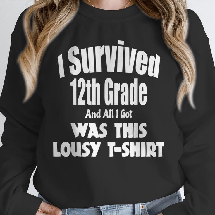 12th Grade GraduationShirt Grad Graduate Education Unisex Sweatshirt