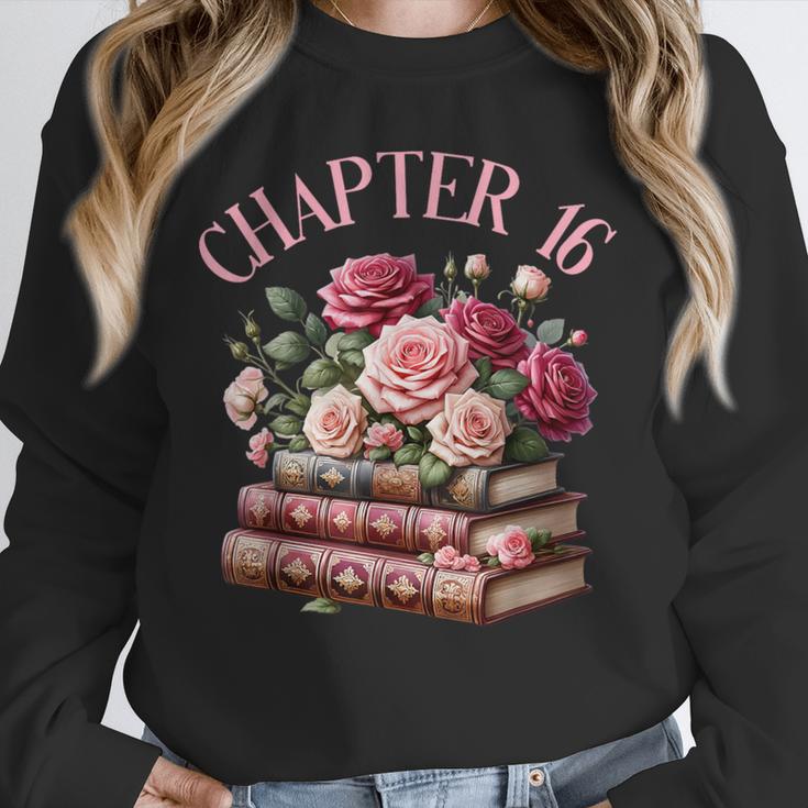 16th Birthday Chapter 16 Birthday Shirt Women Book Lover Unisex Sweatshirt