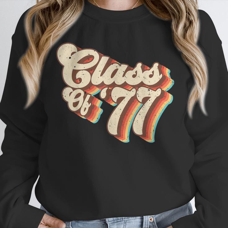 1977 Class Reunion Retro Class Of 77 High School Graduation Unisex Sweatshirt