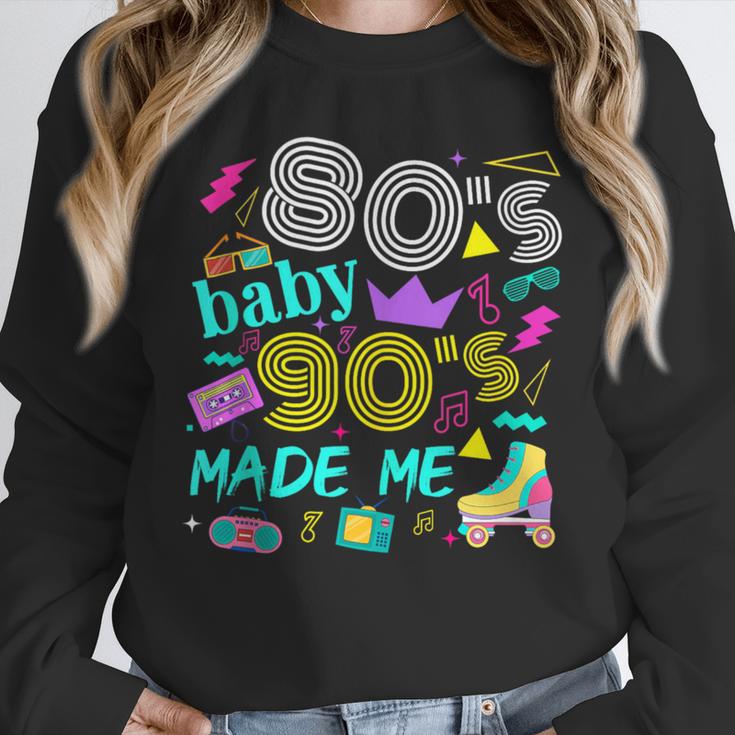 1980s 80's Baby 1990s 90's Made Me Birthday Nostalgia Vibes Unisex Sweatshirt 1980s 80's Baby 1990s 90's Made Me Birthday Nostalgia Vibes Unisex Sweatshirt