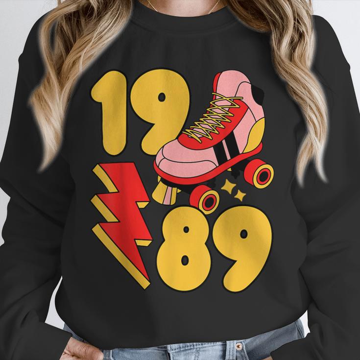 1989 Retro Roller Skate Vintage 80s Nostalgia Collector Unisex Sweatshirt