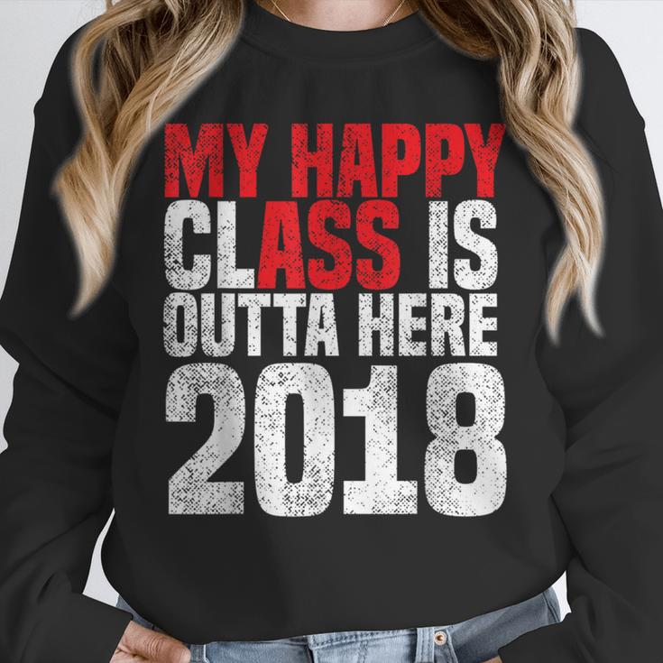 2018 Senior Graduation My Happy Class Shirt Unisex Sweatshirt