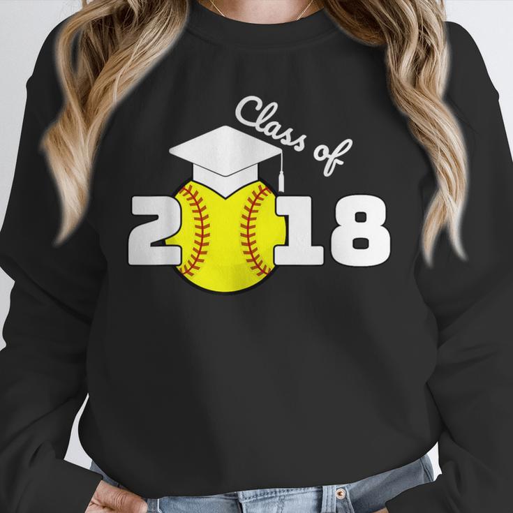 2018 Softball Senior Graduation Shirt For Girls Grad Unisex Sweatshirt